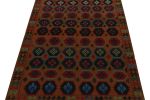 Rug & Kilim’s Baluch Tribal Rug in Rust Tones with Colorful | Area Rug in Rugs by Rug and Kilim