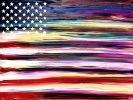 Freedom #3 | Oil And Acrylic Painting in Paintings by Dutch Montana Art. Item made of canvas