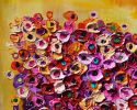 Heart’s Garden — Original Mixed Media Painting | Oil And Acrylic Painting in Paintings by DaggArt. Item made of canvas works with contemporary style