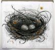 "Nest, 1" | Mixed Media by Alette Simmons-Jimenez. Item made of canvas