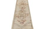 Vintage Moroccan Azilal Runner Rug with Beige-Brown Patterns | Area Rug in Rugs by Rug and Kilim