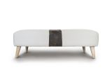 The Gatsby Ottoman 48 x 22 | Benches & Ottomans by OTTOMN | Platform @ The Junction in Guelph. Item composed of fabric and leather in boho or coastal style