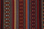 Handwoven Vintage Turkish Jajim Kilim runner in Red | Area Rug in Rugs by Rug and Kilim