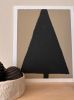 "Sapin de Noël" (Christmas Tree) - The Noël Collection | Oil And Acrylic Painting in Paintings by je.nicci. Item composed of canvas in minimalism or contemporary style