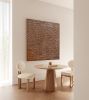 Copper Wall Sculpture – Rose Gold Metallic Artwork | Oil And Acrylic Painting in Paintings by Berezart. Item composed of canvas in contemporary or art deco style