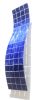 "Crest" Glass and Metal Wall Sculpture | Wall Hangings by Karo Studios. Item made of metal with glass