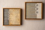 Passages Series - Sand Dollar - Ceramic and Mosaic Wall Art | Wall Sculpture in Wall Hangings by Clare and Romy Studio. Item made of stoneware compatible with boho and contemporary style