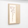 Herbarium: Eryngium Planum - Wall Light Sculpture | Wall Sculpture in Wall Hangings by Mateusz Wappa Design & Research. Item composed of birch wood and glass in minimalism or modern style