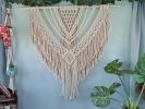 Macrame Wall Hanging for Boho Home Decor | Wall Hangings by Desert Indulgence. Item composed of wood & cotton compatible with boho style