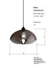 Pendant Light, Parachute I, small, Steel Wire Mesh | Pendants by Anne Lindsay Studio. Item made of steel works with contemporary & industrial style
