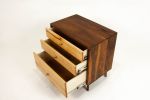 The Hiro | Dresser in Storage by Curly Woods. Item made of oak wood works with mid century modern style
