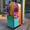 Utility Box Art | Street Murals by Mark Andrew Allen | Ventura / Sepulveda in Los Angeles. Item made of synthetic