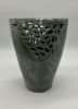 Oval rim, cutout vase | Vases & Vessels by Feats Of Clay. Item composed of ceramic in contemporary or modern style