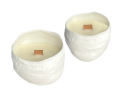 Monette Duet Candle | Candle Holder in Decorative Objects by Marie Burgos Design and Collection. Item made of ceramic