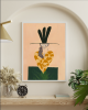 In Her Ceremony Original Acrylic Canvas Painting | Oil And Acrylic Painting in Paintings by Chris Cammille for Mint and Fig. Item made of canvas works with minimalism & mid century modern style