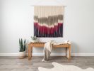 Extra Large Hand Dyed Modern Macrame Wall Hanging | Wall Hangings by Love & Fiber. Item made of cotton with fiber