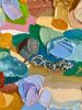On A Cloud | Mixed Media in Paintings by Shiri Phillips Designs. Item made of canvas compatible with boho and contemporary style