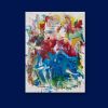 Goodness Gracious Acrylic Abstract | Oil And Acrylic Painting in Paintings by Strokes by Red - Red (Linda Harrison). Item composed of canvas