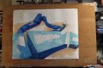 Roadsters Encapsulated-blue | Drawings by Elvira Dayel. Item composed of paper