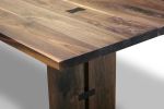 The Magnolia Walnut Dining Table with Butterfly Ties | Tables by UrbanReclaimedCo. Item made of walnut