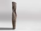 RAWLINE — Tall Sculptural Vase Balancing Raw Texture and Ele | Sculptures by Donatas Žukauskas. Item composed of cement & paper compatible with minimalism and contemporary style