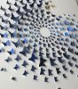 Into The Blue | Wall Sculpture in Wall Hangings by Lorna Doyan. Item made of paper works with contemporary & modern style