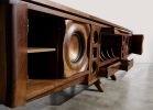 Walnut Speaker Console | Media Console in Storage by Michael Maximo | Michael Maximo Furniture & Design Studio in Austin. Item composed of walnut