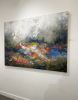 Escaping The Firmament | Oil And Acrylic Painting in Paintings by Stephanie Thwaites Art. Item composed of wood and synthetic