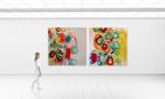 Enrapture🔴 | Oil And Acrylic Painting in Paintings by Darlene Watson Abstract Artist. Item composed of canvas and synthetic