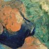 Woman Figures | Oil And Acrylic Painting in Paintings by Kate Joiner. Item composed of wood and synthetic