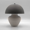 Porcini mushroom table lamp | Lamps by ENOceramics. Item made of ceramic works with minimalism & country & farmhouse style
