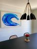 "WAVE" | Oil And Acrylic Painting in Paintings by Justin W. Cox. Item composed of canvas and synthetic