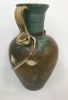 Green Copper Urn | Vase in Vases & Vessels by Feats Of Clay. Item made of ceramic works with contemporary & traditional style