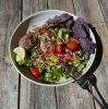 Large Salad Bowl | Dinnerware by Dowd House Studios | Healthy Being Café & Juicery in Jackson. Item composed of ceramic