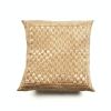 Oasis Gold Silk Pillow | Pillows by Studio Variously. Item made of cotton