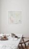 "Contemplation" - Abstract Minimalism - Framed | Mixed Media in Paintings by El Løvaas. Item made of canvas works with minimalism & country & farmhouse style