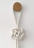 KNOT 003 | Rope Sculpture Wall Hanging | Wall Sculpture in Wall Hangings by Ana Salazar Atelier. Item made of oak wood with cotton works with minimalism & contemporary style