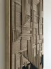 Figurative - Beige and Black | Wall Sculpture in Wall Hangings by Fault Lines by Matthias de Vogel | Bazar Noir in Berlin. Item made of fiber