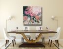 Rose Garden - Modern Art Abstract Floral Painting on Canvas | Oil And Acrylic Painting in Paintings by Filomena Booth Fine Art. Item made of canvas compatible with contemporary and country & farmhouse style