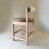 Rody Counter Stool | Chairs by YJ Interiors. Item made of oak wood & fabric compatible with mid century modern and contemporary style