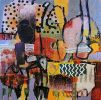 GirlBoss (unframed) | Mixed Media by Julie A Bell. Item composed of canvas