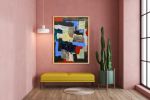 Astralrise | Oil And Acrylic Painting in Paintings by Kori Gabs. Item composed of canvas & synthetic