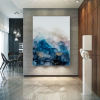 'OYSTER VIII' - Luxury Abstract Resin Artwork | Oil And Acrylic Painting in Paintings by Christina Twomey Art + Design. Item composed of synthetic in minimalism or contemporary style