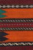 Vintage Afghan Kilim Runner in Orange with Geometric Pattern | Area Rug in Rugs by Rug and Kilim. Item composed of wool