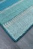 Stripe Wool Area Rug & Runner | Rugs by MEEM RUGS. Item composed of wool in contemporary or country & farmhouse style
