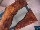 Walnut C Table || Laptop Table || Sofa Table | Side Table in Tables by Woodland Steelworks. Item made of walnut with steel works with minimalism & industrial style