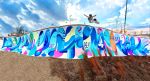 Bianca Romero Beach Skatepark | Street Murals by Bianca Romero