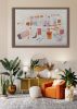 Abstract art 9 | Oil And Acrylic Painting in Paintings by Arttake. Item composed of copper compatible with contemporary and industrial style