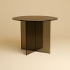 Bronzed Glass Dining Table - YURI by Lebanto | Tables by Lebanto. Item made of glass works with minimalism & contemporary style