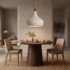 Morning Bell 20" | Sculptural Ceramic Pendant Light | Pendants by Naaya Studio | Tranquilseas Resort in Sandy Bay. Item composed of brass and stoneware in minimalism or mid century modern style